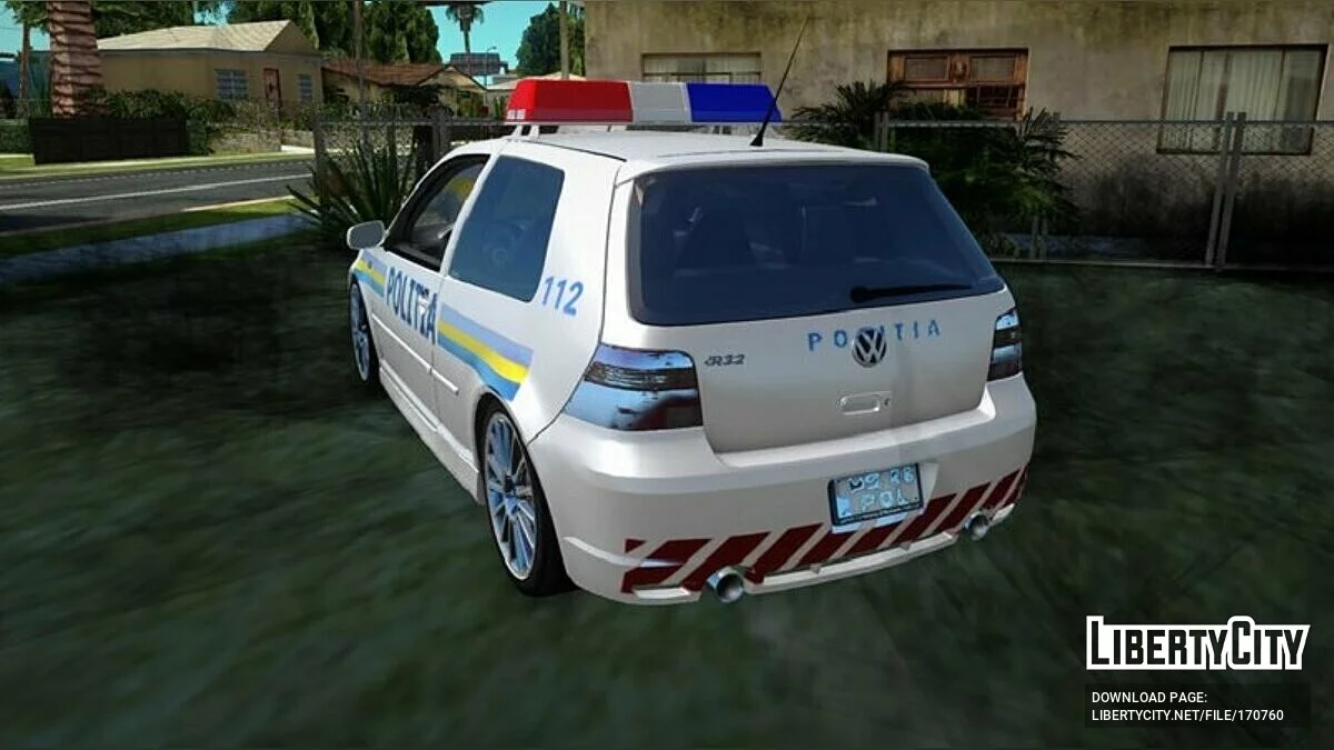 Volkswagen Golf R32 - Polizei / GTA San Andreas