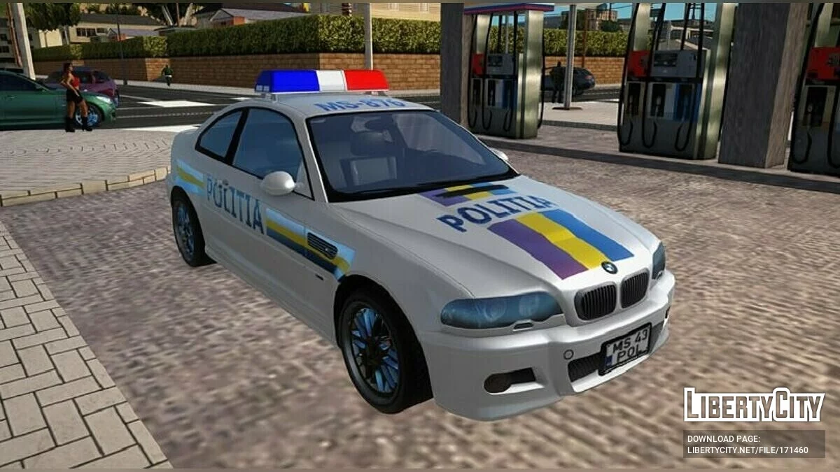 BMW M3 - Policía / GTA San Andreas