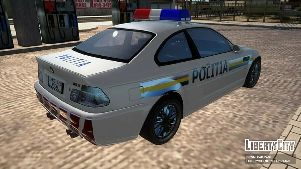 BMW M3 - Policía / GTA San Andreas