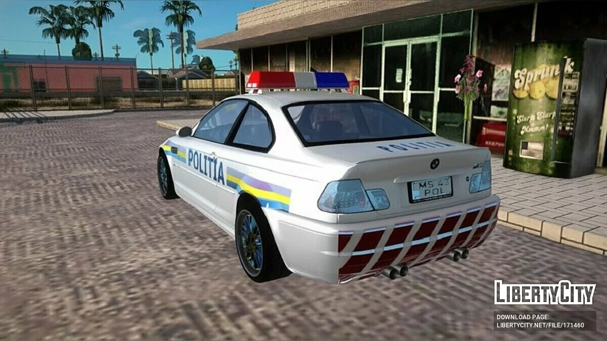 BMW M3 - Policía / GTA San Andreas