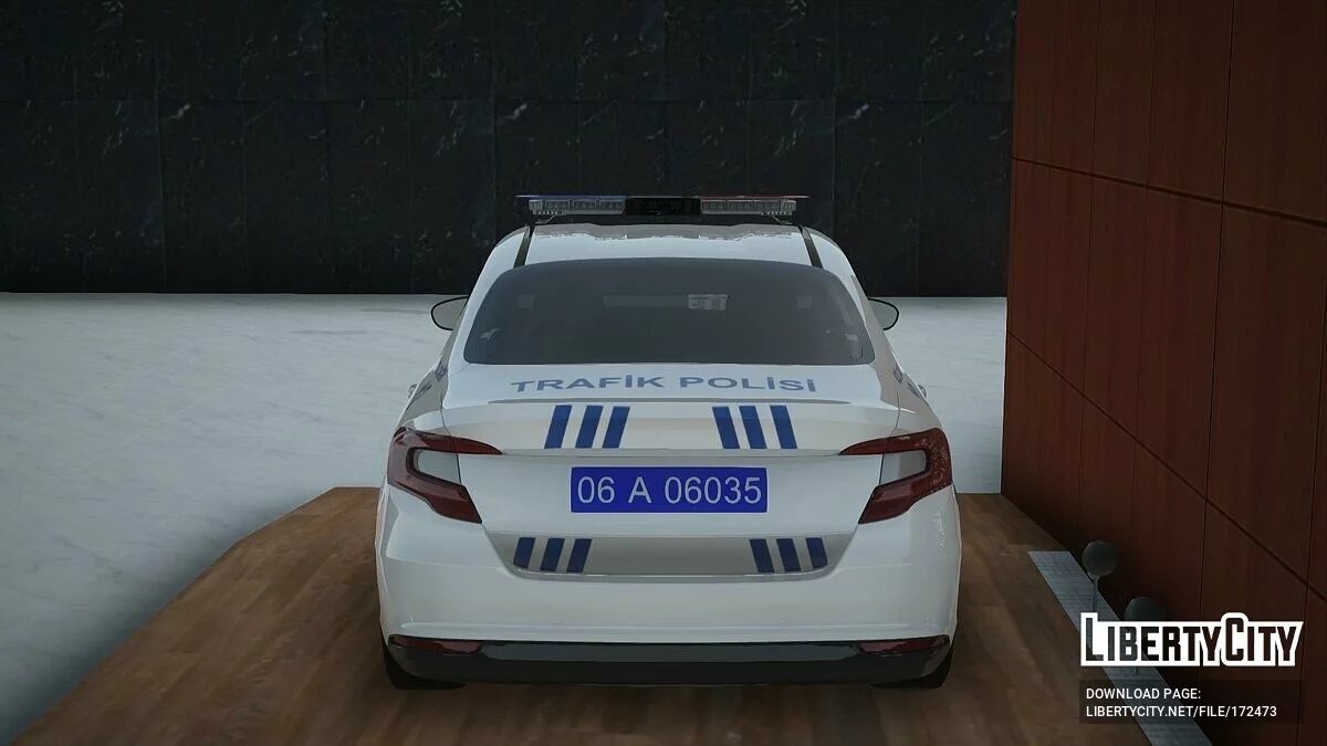 Fiat Egea - Policía / GTA San Andreas
