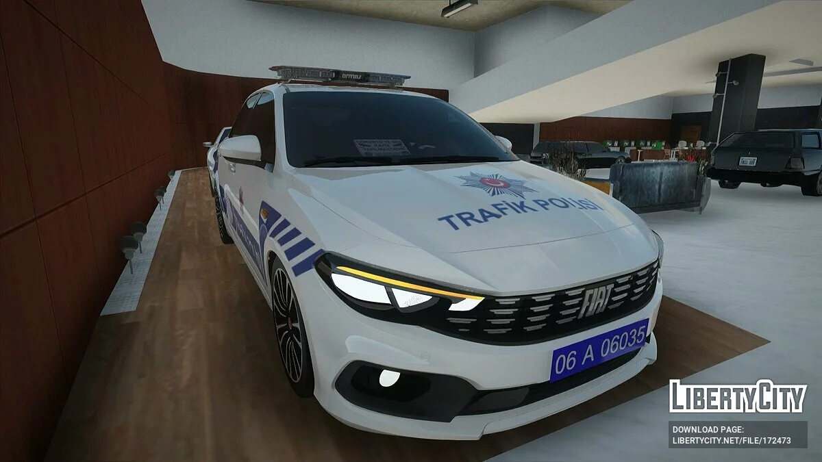 Fiat Egea - Policía / GTA San Andreas