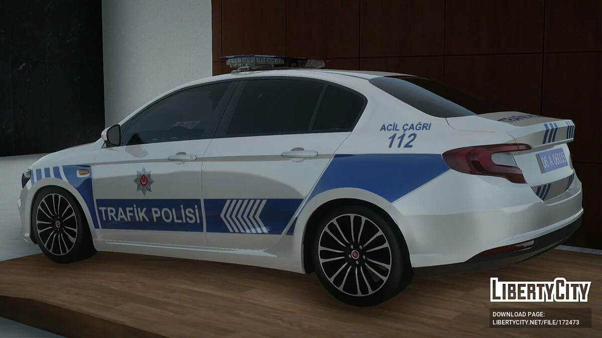 Fiat Egea - Policía / GTA San Andreas