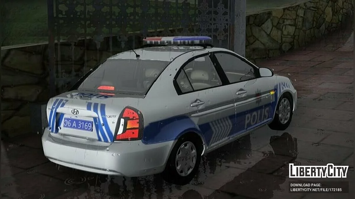 Hyundai Accent Era Police Car / GTA San Andreas