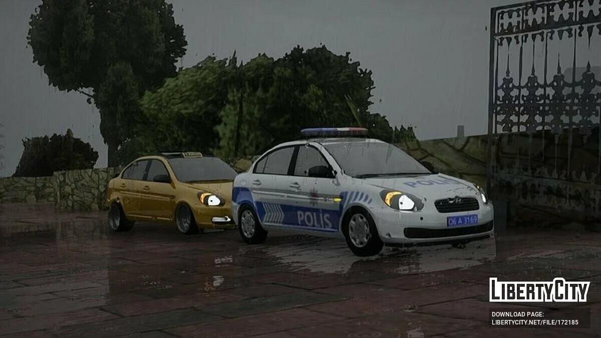 Hyundai Accent Era Police Car / GTA San Andreas