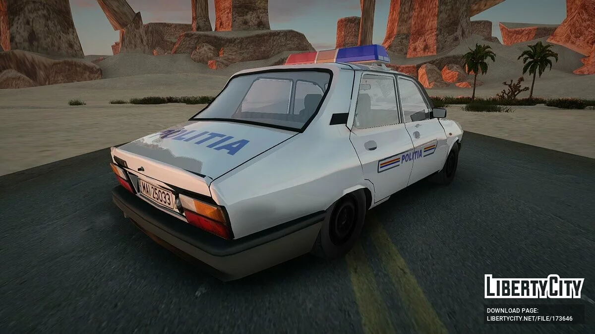 Dacia 1310 Berlina CN4 - Поліція / GTA San Andreas