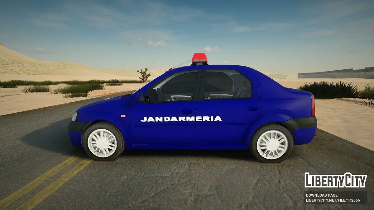 Dacia Logan Prestige Jandarmeria / GTA San Andreas