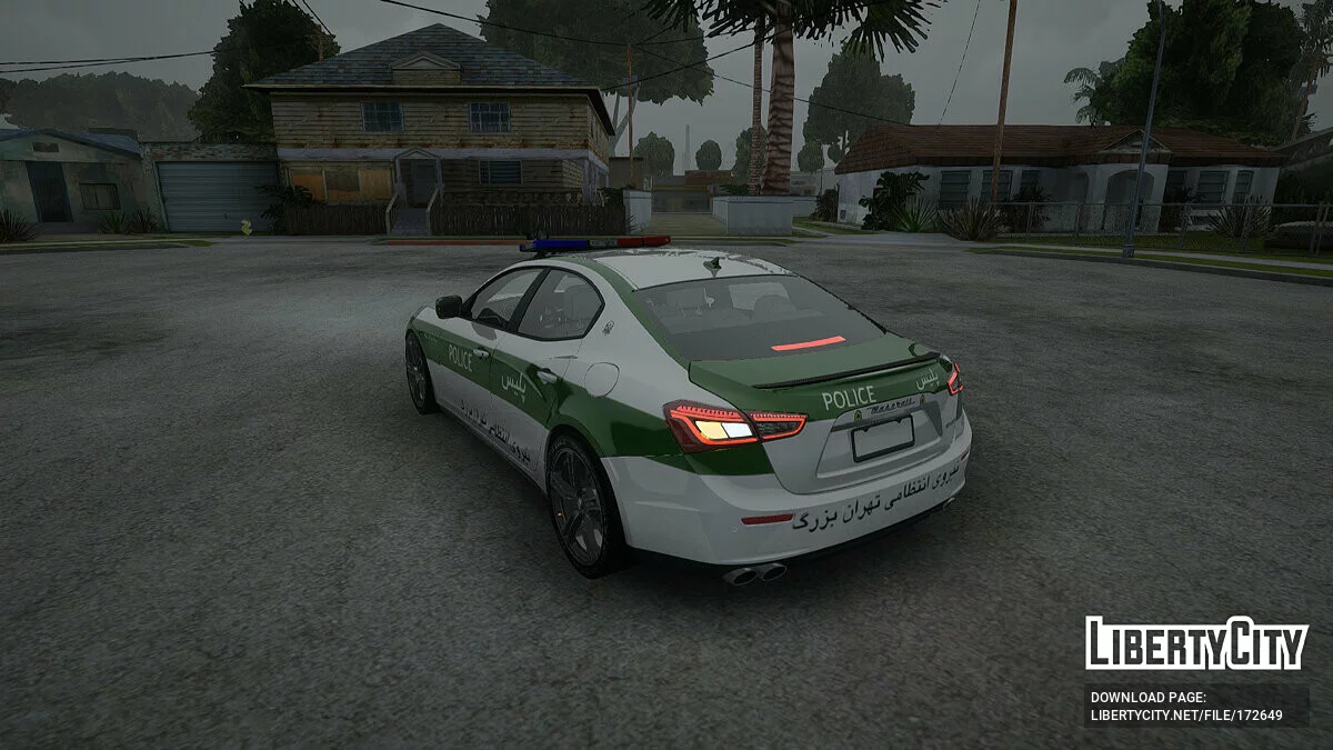 Maserati de la policía iraní / GTA San Andreas