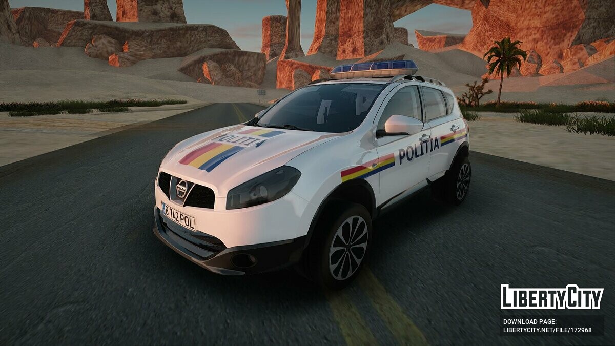 Nissan Qashqai - Полиция для GTA San Andreas