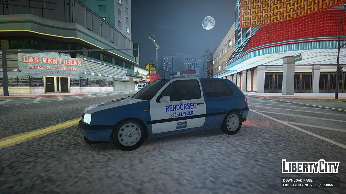 Volkswagen Golf 3 Polizei / GTA San Andreas