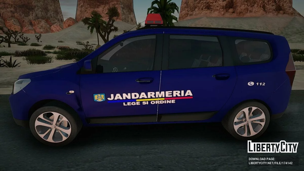 Dacia Lodgy - شرطة / جي تي إيه سان أندرياس