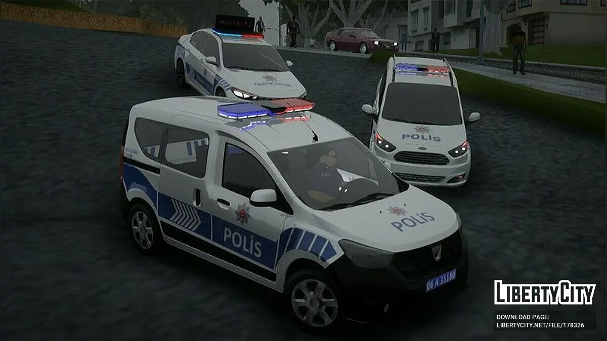Dacia Dokker 1.5 - Поліція / GTA San Andreas
