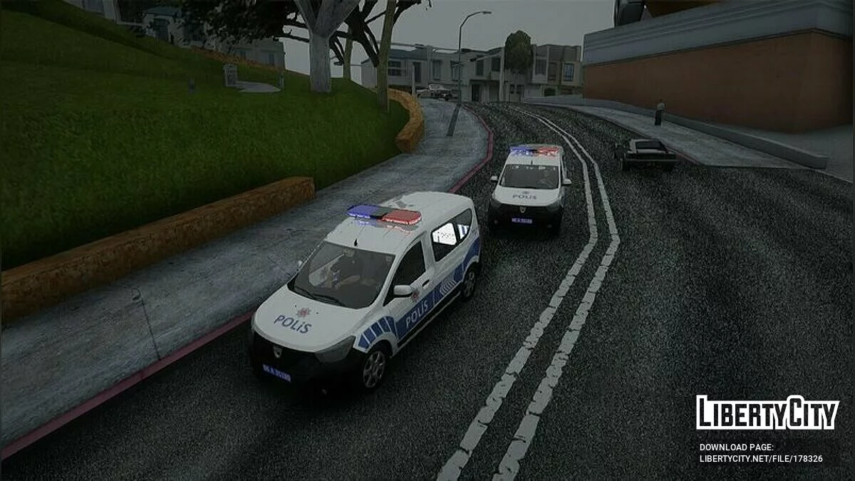 Dacia Dokker 1.5 - Поліція / GTA San Andreas