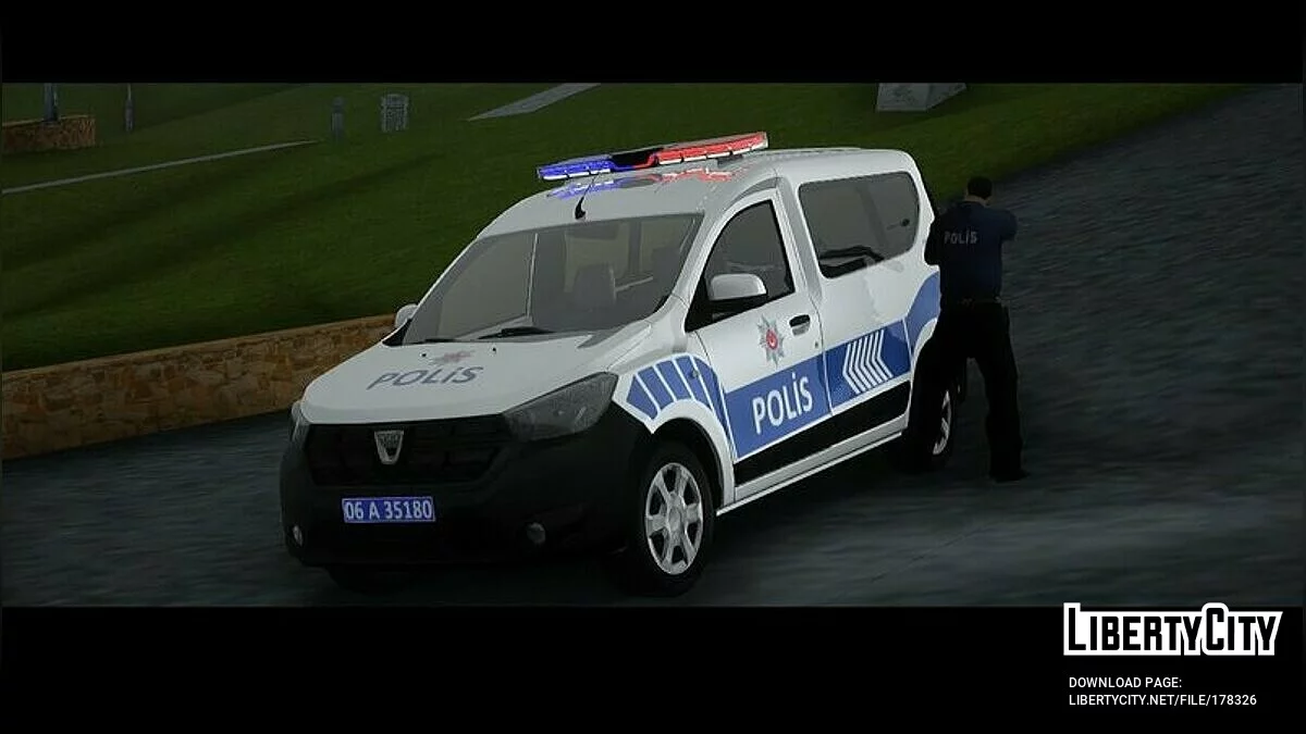Dacia Dokker 1.5 - Поліція / GTA San Andreas