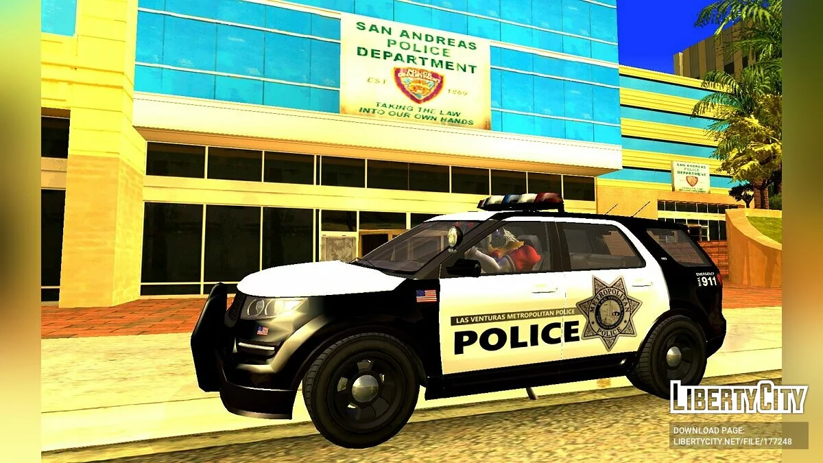 GTA 5 Vapid Police Cruiser Utility LVPD / GTA San Andreas