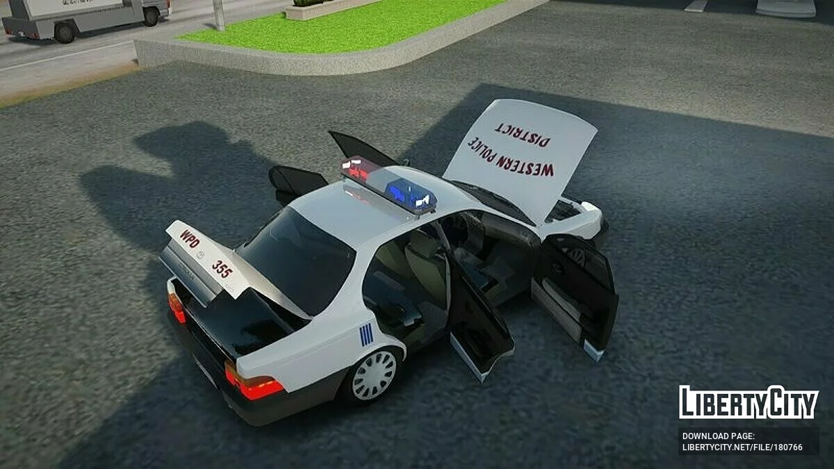 Toyota Corolla E100 1991 - Полиция / GTA San Andreas