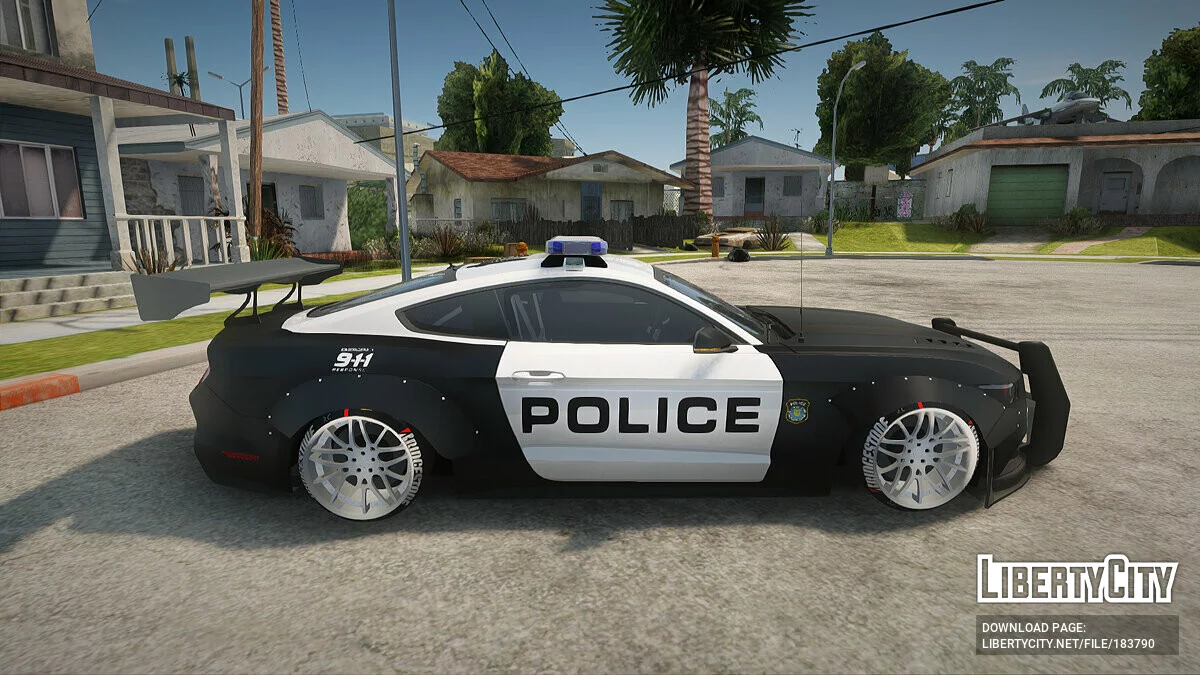 Ford Mustang GT 2015 Carro de Polícia / GTA San Andreas