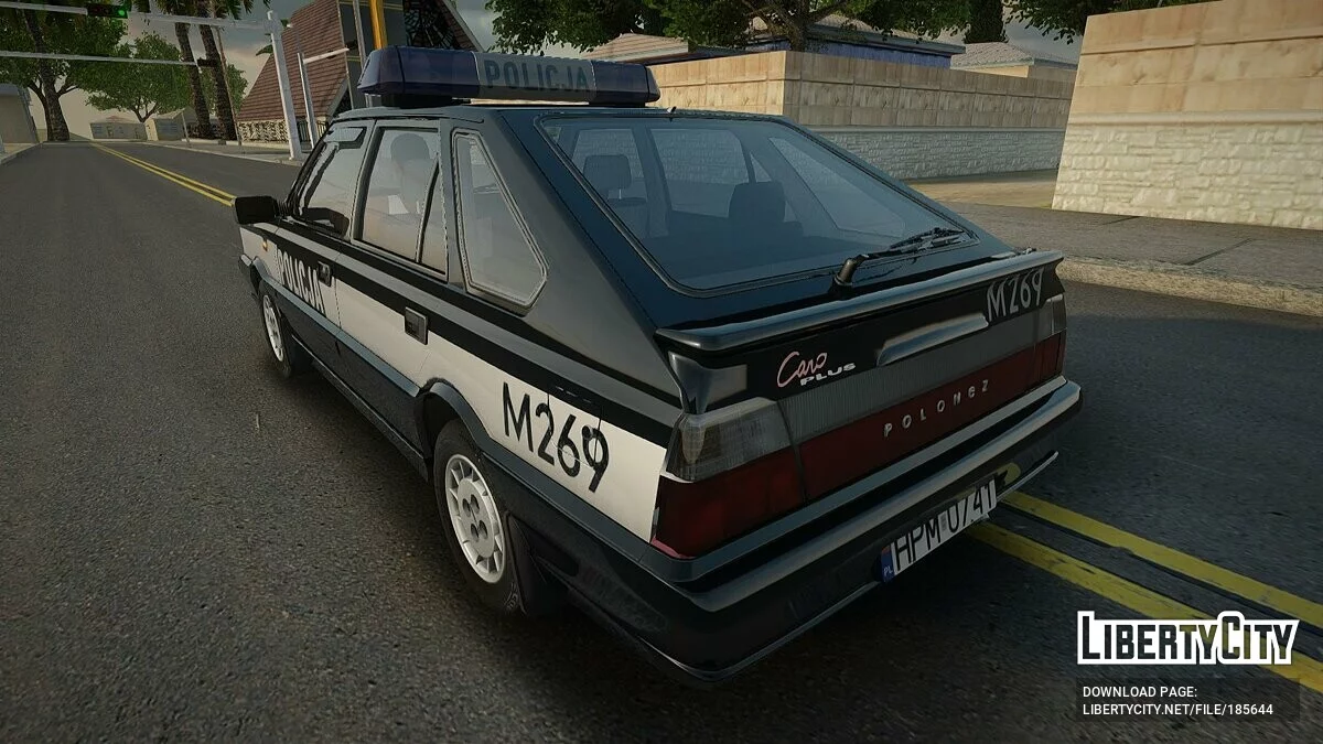 FSO Polonez Caro Plus - 警察 / GTA San Andreas