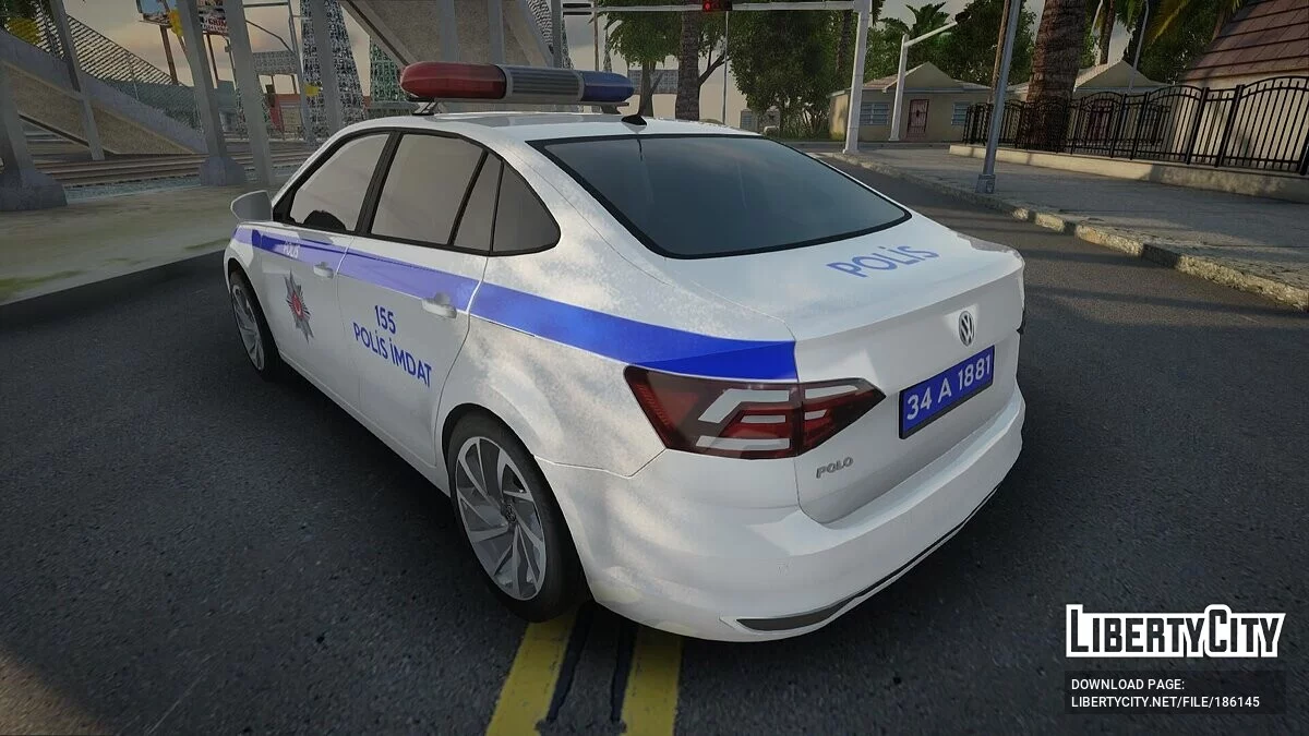2020 Volkswagen Polo Sedan - Turkish Police / GTA San Andreas
