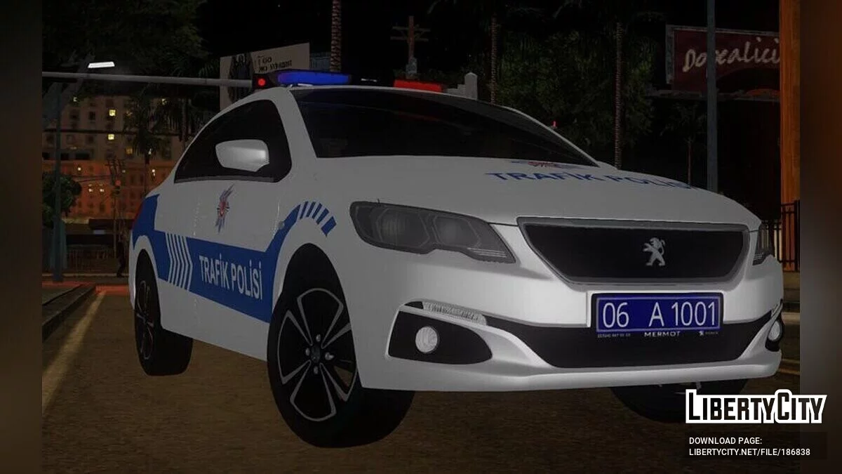 Peugeot 301 - Police / GTA San Andreas