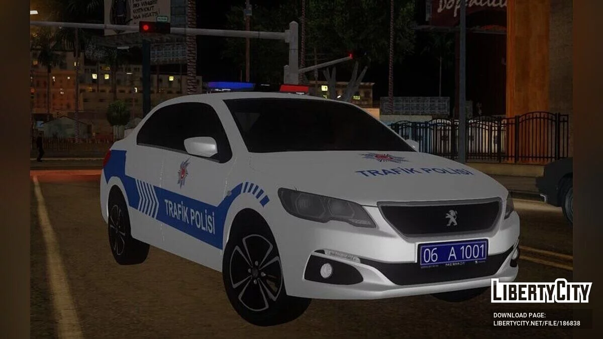 Peugeot 301 - Police / GTA San Andreas