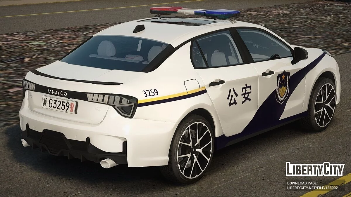 2019 Geely Lynk & Co 03 2.0TD - شرطة الصين / جي تي إيه سان أندرياس
