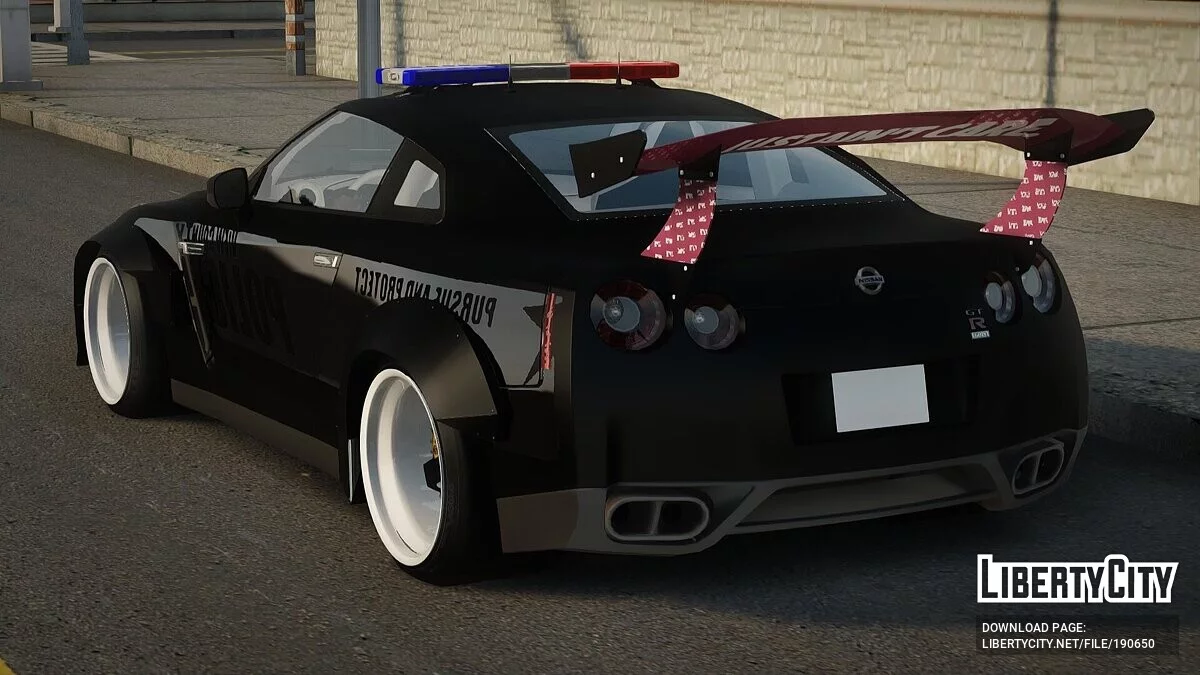 Nissan GTR Police Rocket Bunny / GTA San Andreas