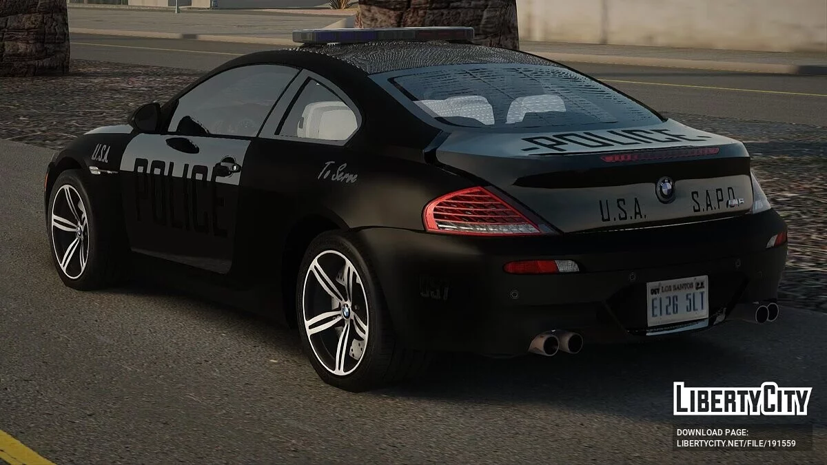 BMW M6 E63 Police Edition / GTA San Andreas
