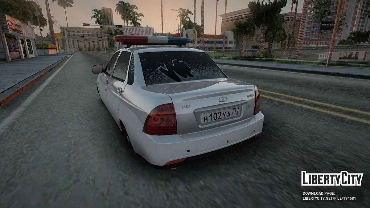 LADA 2170 Priora Polisi Statis / GTA San Andreas