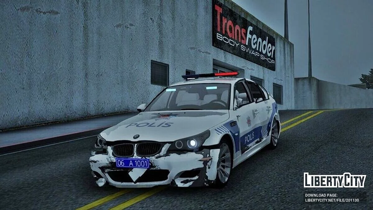 BMW M5 E60 - Policía / GTA San Andreas
