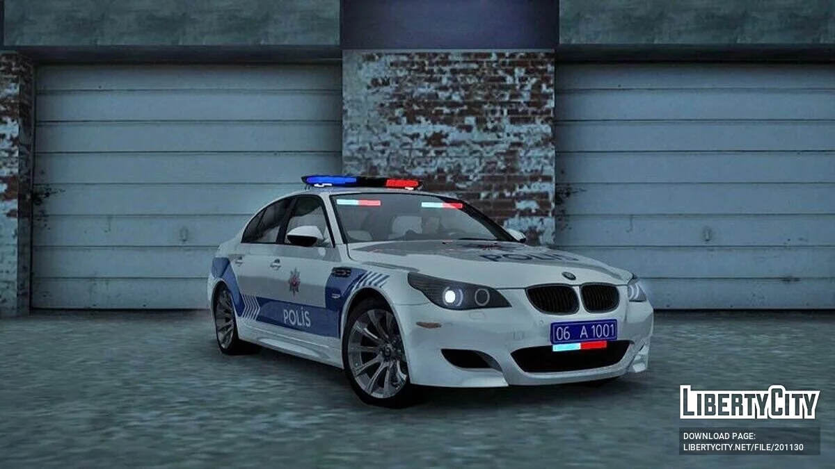 BMW M5 E60 - Policía / GTA San Andreas
