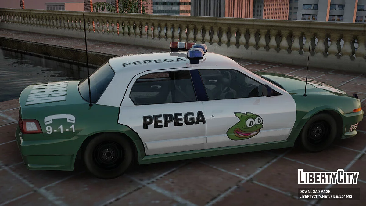 Police Civic Cruiser Pepega / GTA San Andreas