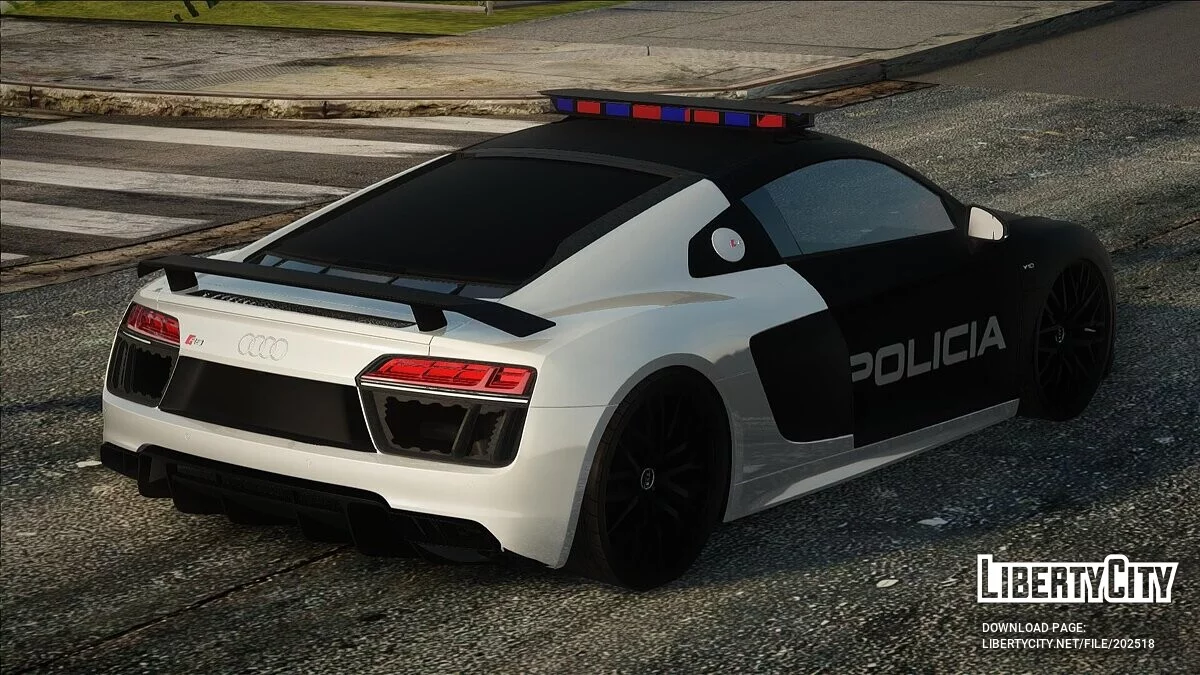 Audi VTR R8 - Polizei / GTA San Andreas