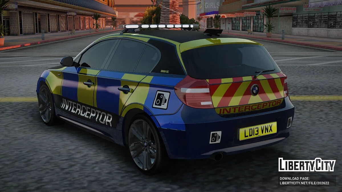 BMW 120i SE UK Police ANPR Interceptor / GTA San Andreas