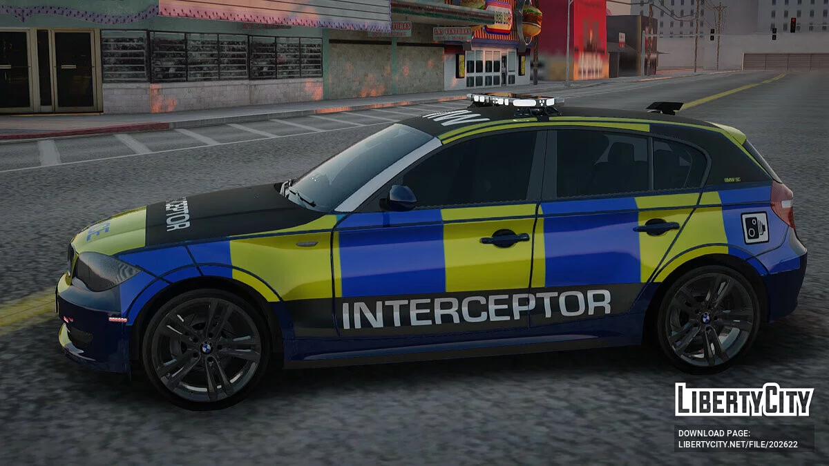 BMW 120i SE UK Police ANPR Interceptor / GTA San Andreas