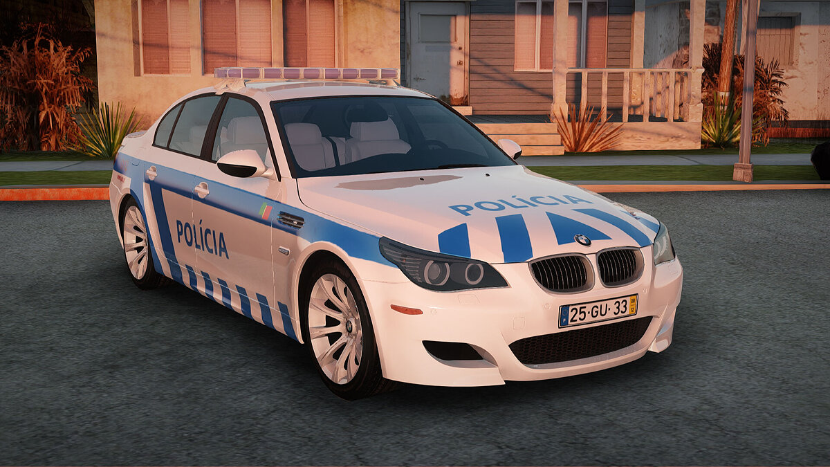 Download Bmw M5 E60 Portuguese Police Car For Gta San Andreas