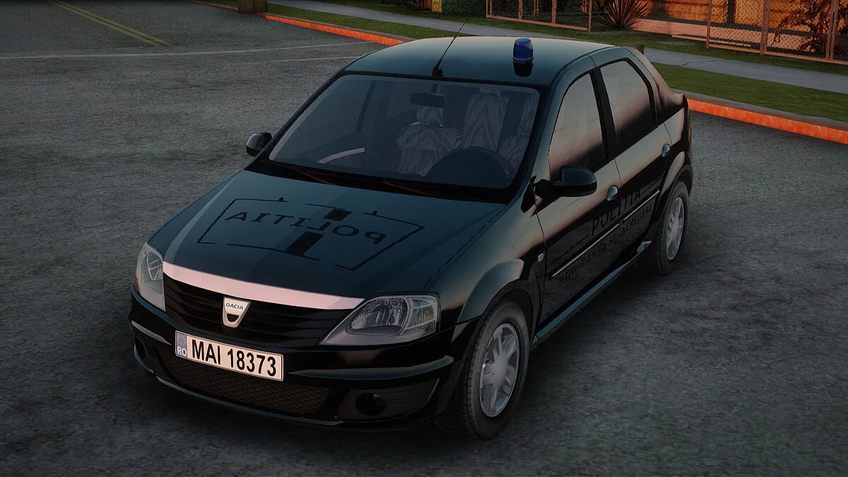 Dacia Logan 2008 Politia Unmarked / GTA San Andreas