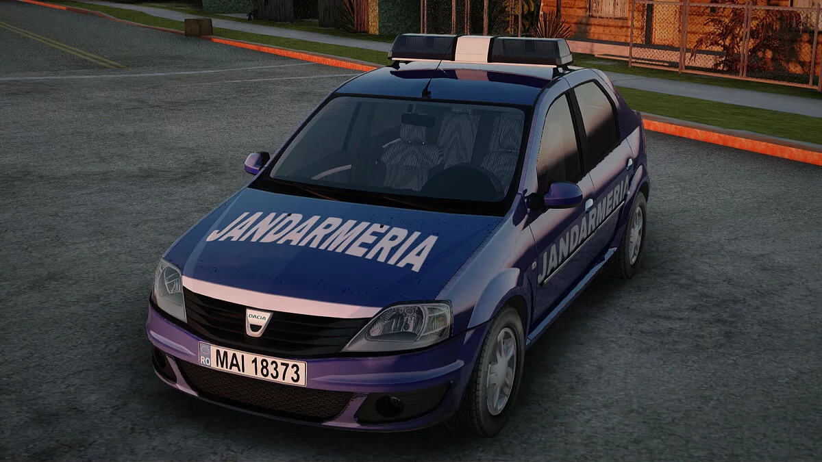 Dacia Logan Jandarmeria / GTA San Andreas