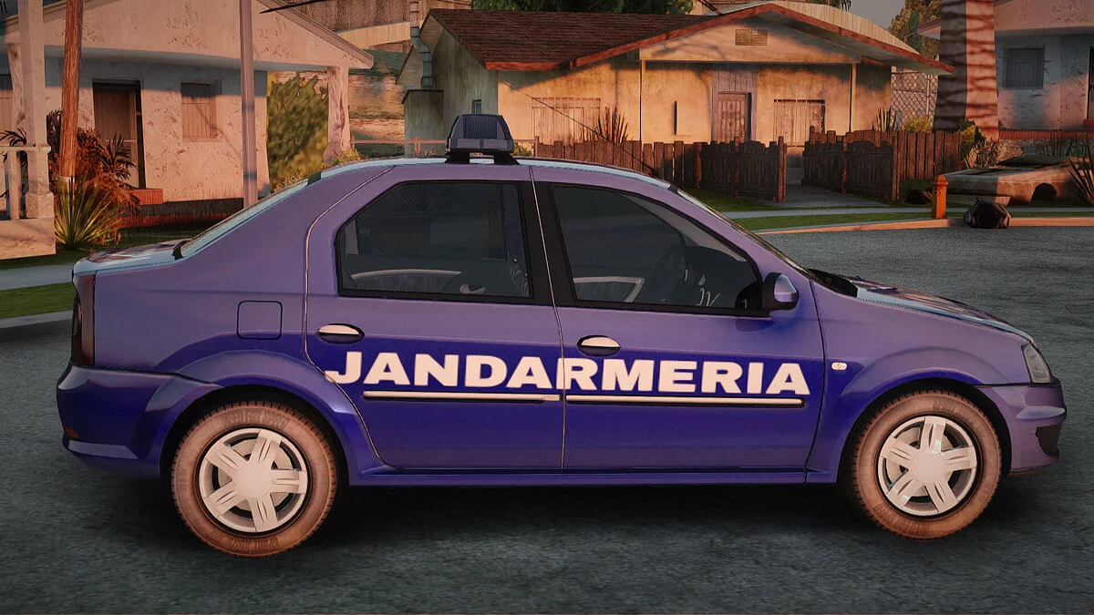 Dacia Logan Jandarmeria / GTA San Andreas