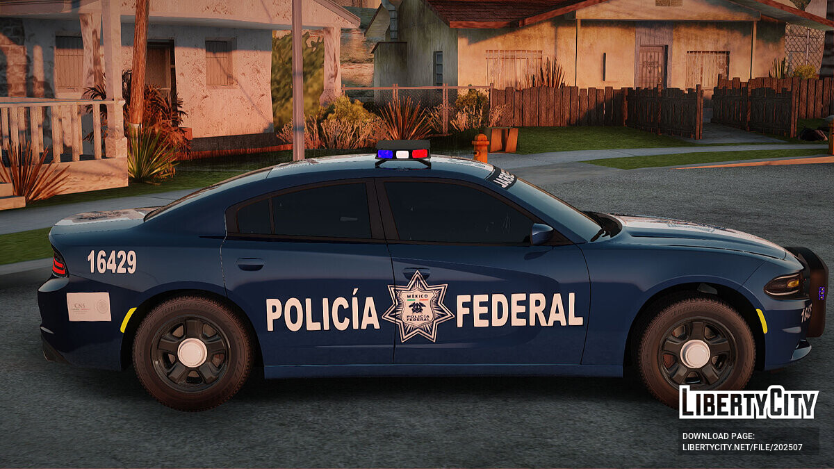 Download Dodge Charger 2015 Mexican Police for GTA San Andreas