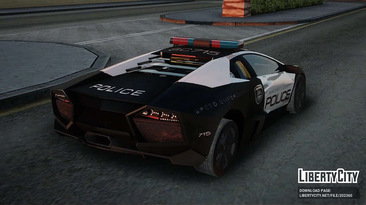 Lamborghini Reventon Police Car / GTA San Andreas