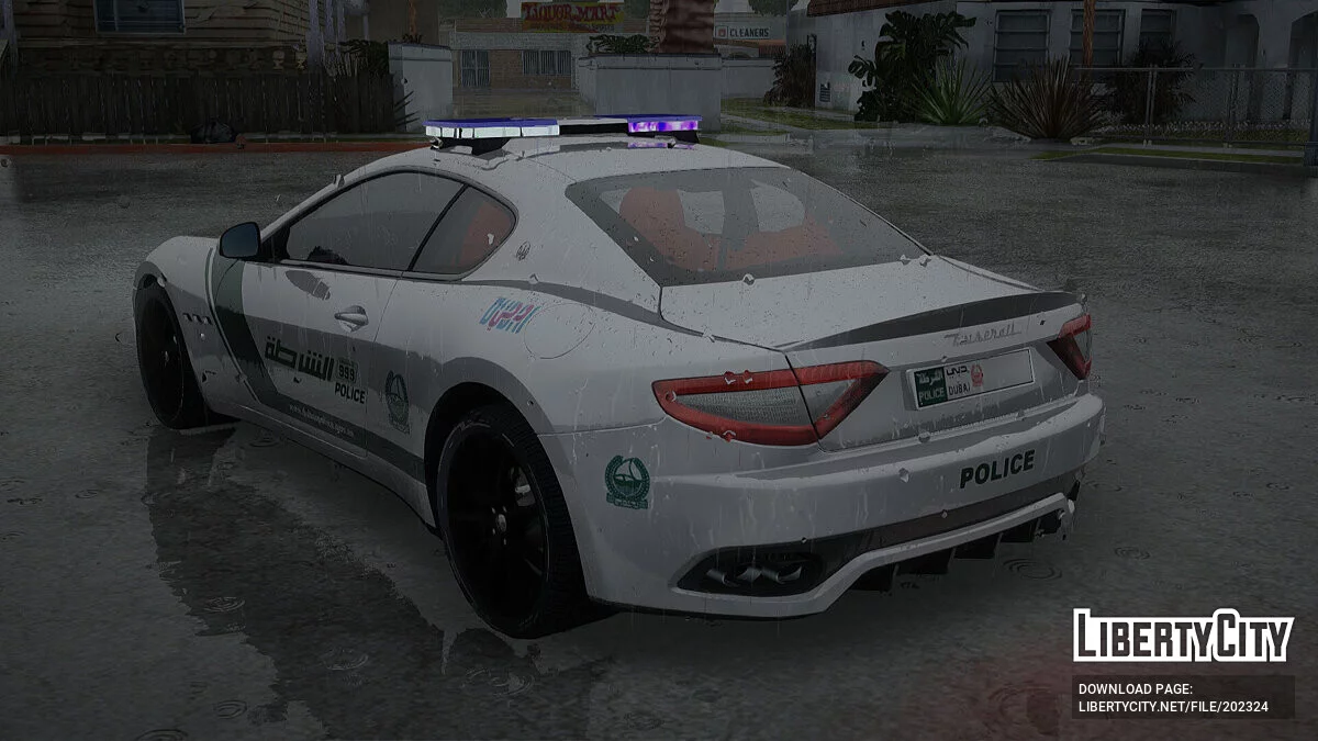 Maserati Gran Turismo Dubai Police 2013 / GTA San Andreas