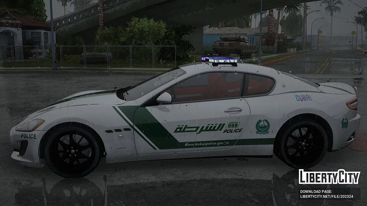 Maserati Gran Turismo Dubai Police 2013 / GTA San Andreas