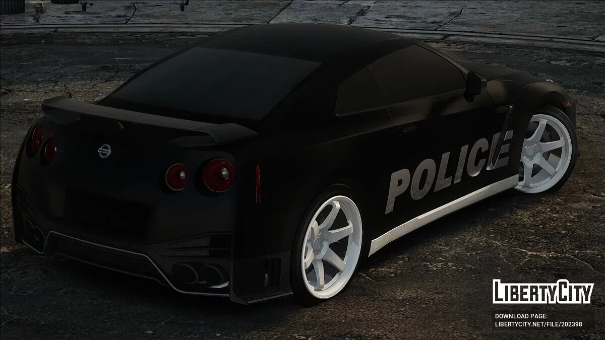 Nissan GTR R35 VTR - Поліція / GTA San Andreas