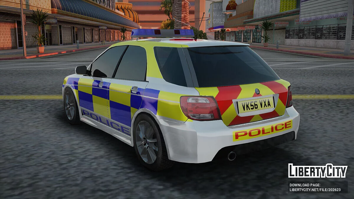 SAAB 9-2 Aero Turbo Generic UK Police / GTA San Andreas