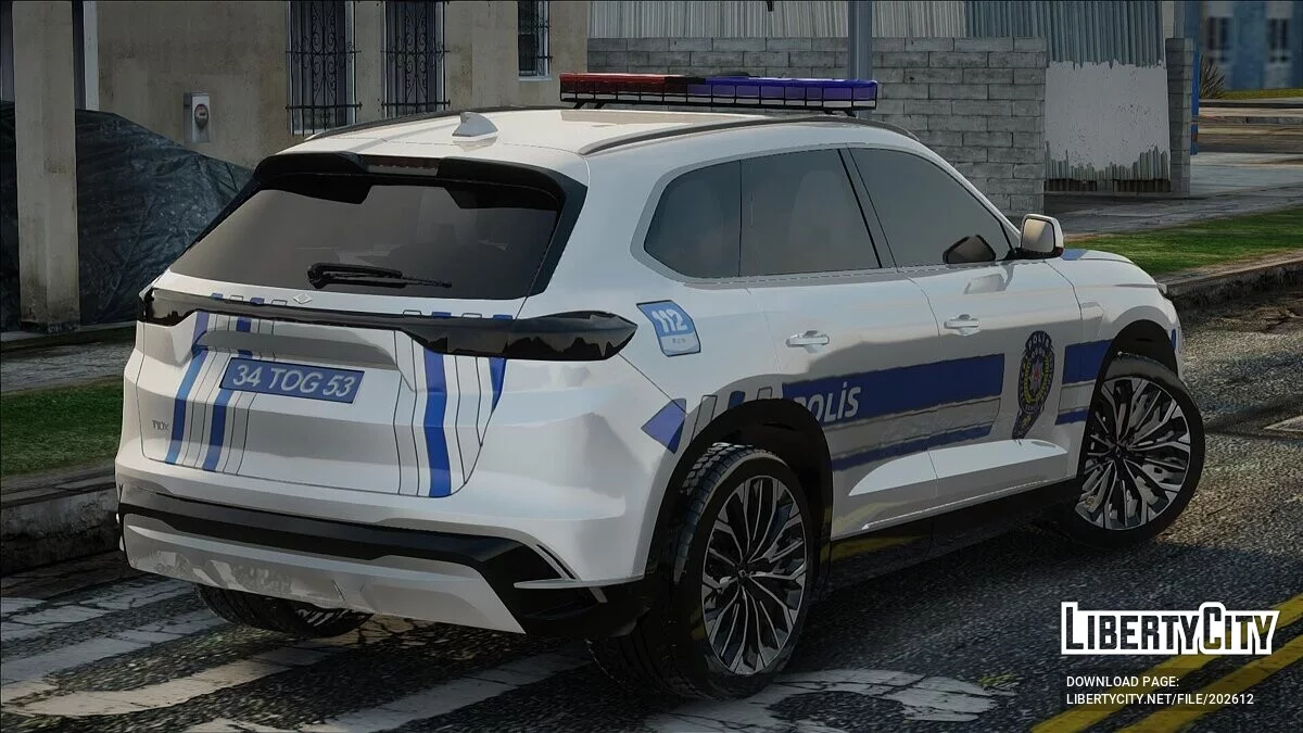 Togg T10X - Polícia da Turquia / GTA San Andreas