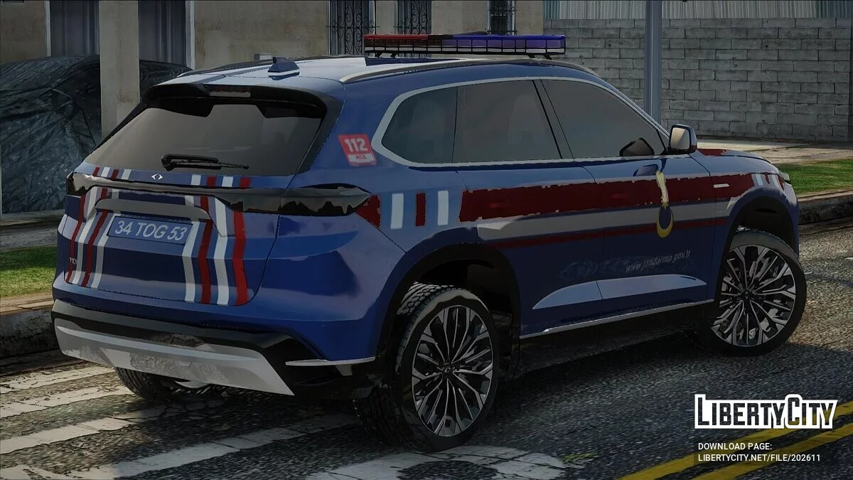 Togg T10X - Gendarmeria Turca / GTA San Andreas