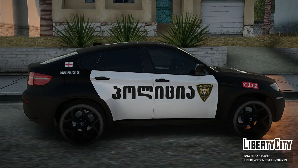 BMW X6 格鲁吉亚警方 / GTA San Andreas