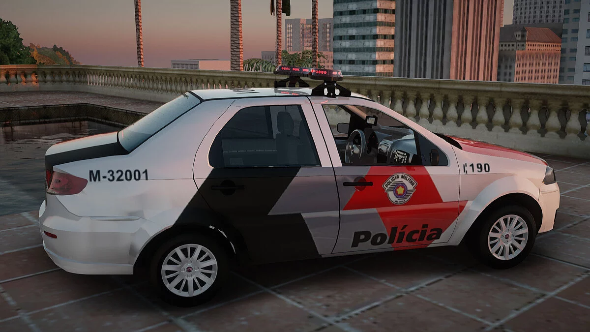 Fiat Siena 2011 Polícia / GTA San Andreas
