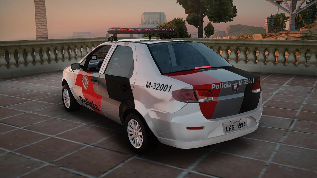 Fiat Siena 2011 Polícia / GTA San Andreas